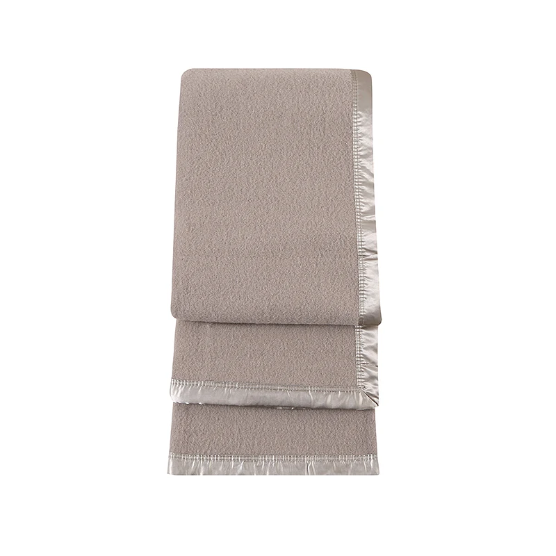 Heavy 100% Virgin Australian Wool Blanket Military Blanket Hotel Blanket