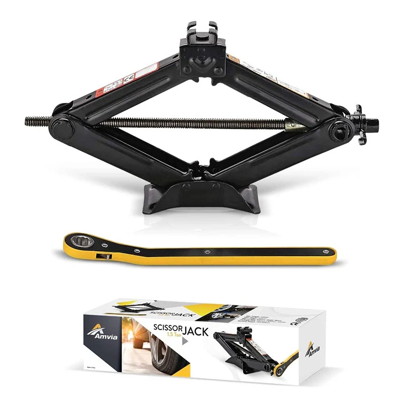 2t ручка, ручной винт, автомобильный ножничный домкрат с рукояткой, портативные стабилизаторы Rv, автомобильные гнезда с ручным управлением, стальные Ножничные домкраты