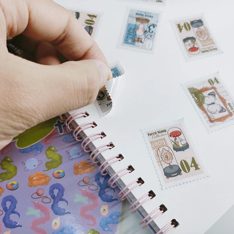 Release paper sticker  reusable adhesive  release with double sided  book