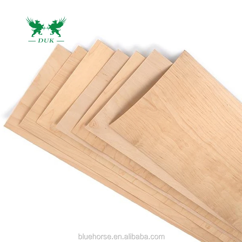 Wholesale  Maple Veneer Natural Timber Veneer Maple Wood Veneer For Skateboard