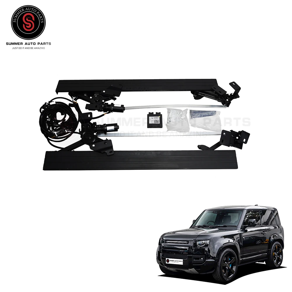 Новые защитные детали автомобильные аксессуары алюминиевая электрическая боковая ступенчатая Водонепроницаемая Подножка для land rover defender 90