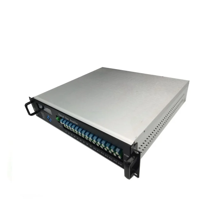 HFC CATV EDFA 16 Port Optical Fiber 1550 EDFA Optical Amplifier