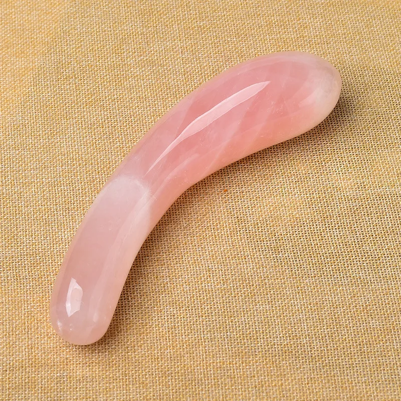 Top Quality Polished Natural dildo big rose quartz crystal Massage Stick