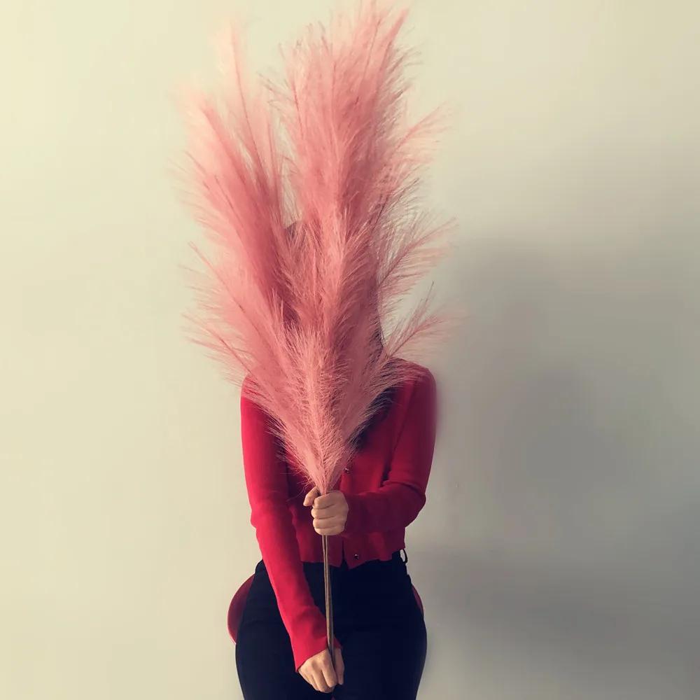 Сухие искусственные цветы, перья, пампасная трава, искусственные цветы, оптовая продажа цветов