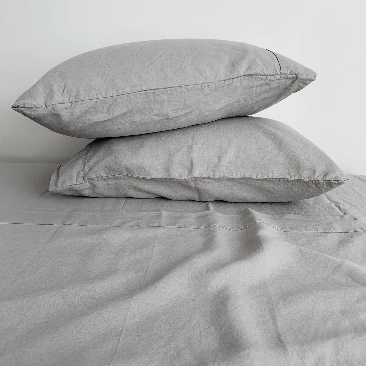 Oeko-tex custom color 100% french linen bedding pure flax linen bedding set duvet cover stone washed bedsheet set comforter set