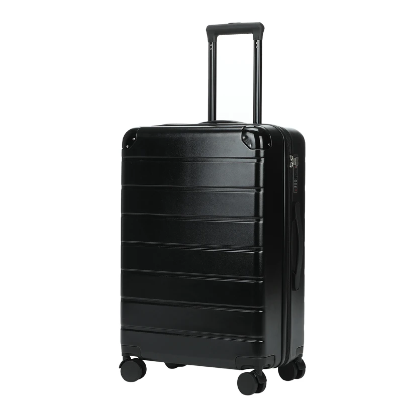 Cabin luggage trolley case suitcases on wheels carry on  20 24 28 suitcase sets jiangxi factory production abs sets