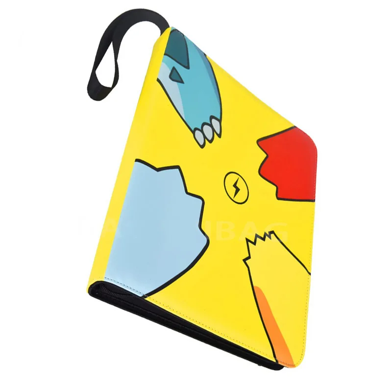 Trading Card Binder Pokemoon/MTG  9 Pocket Card Holder  Trading Card Album Binder with 50 Sleeve Portable Collector