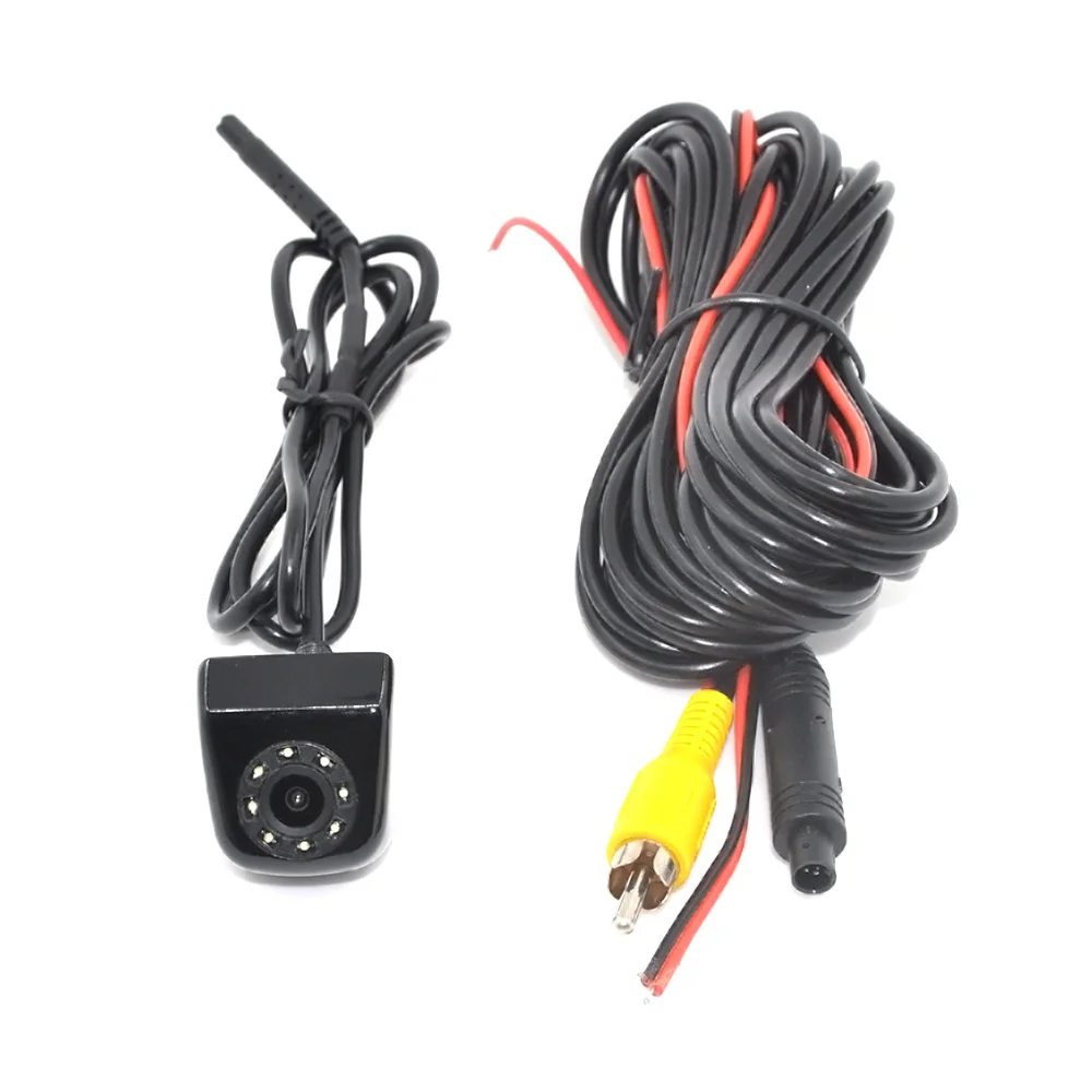 8 Lights 170 Degree Wide Angle Auto Parking Cameras For Connecting Dash Cam Back Up Rear View Camera Reverse Car Camera
