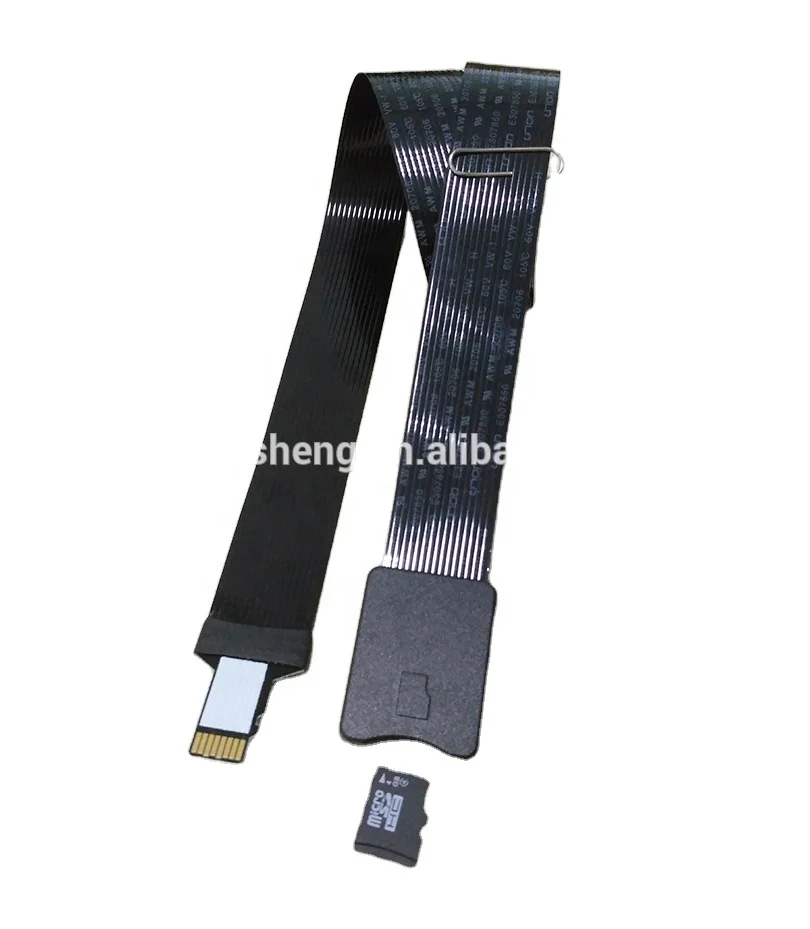 Flexible micro sd card extension cable microsd cable for 3D printer