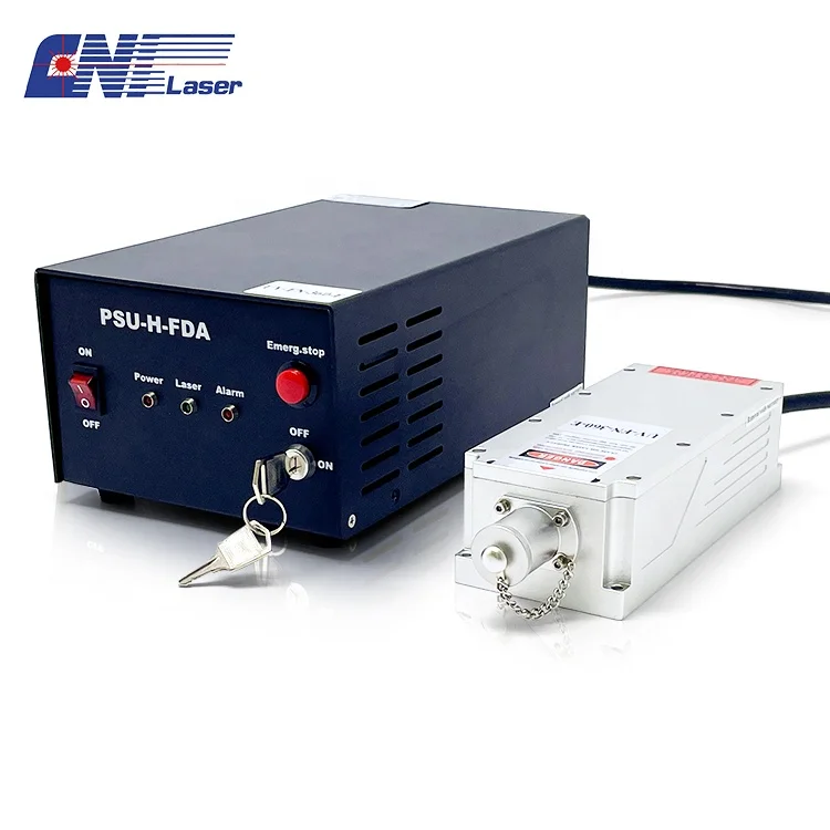 Модуль источника УФ лазера 360 нм 1-100 мВт dpss спектральный лазерный научный измерительный инструмент медицинское лазерное оборудование cw