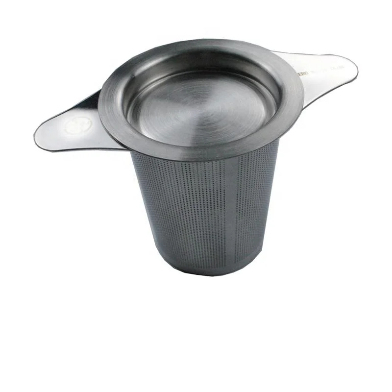 Customized fine mesh tea strainer stainless steel loose leaf tea infuser with lid