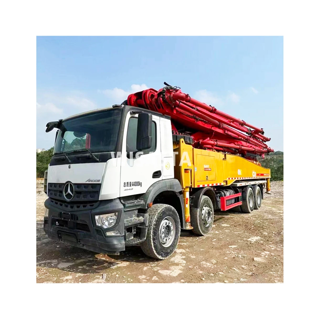 2020 Years Used SANY 56m BENZ Chassis 8X4 Hydraulic Cement Rexroth Pump SANY Concrete Pump Truck for Sale