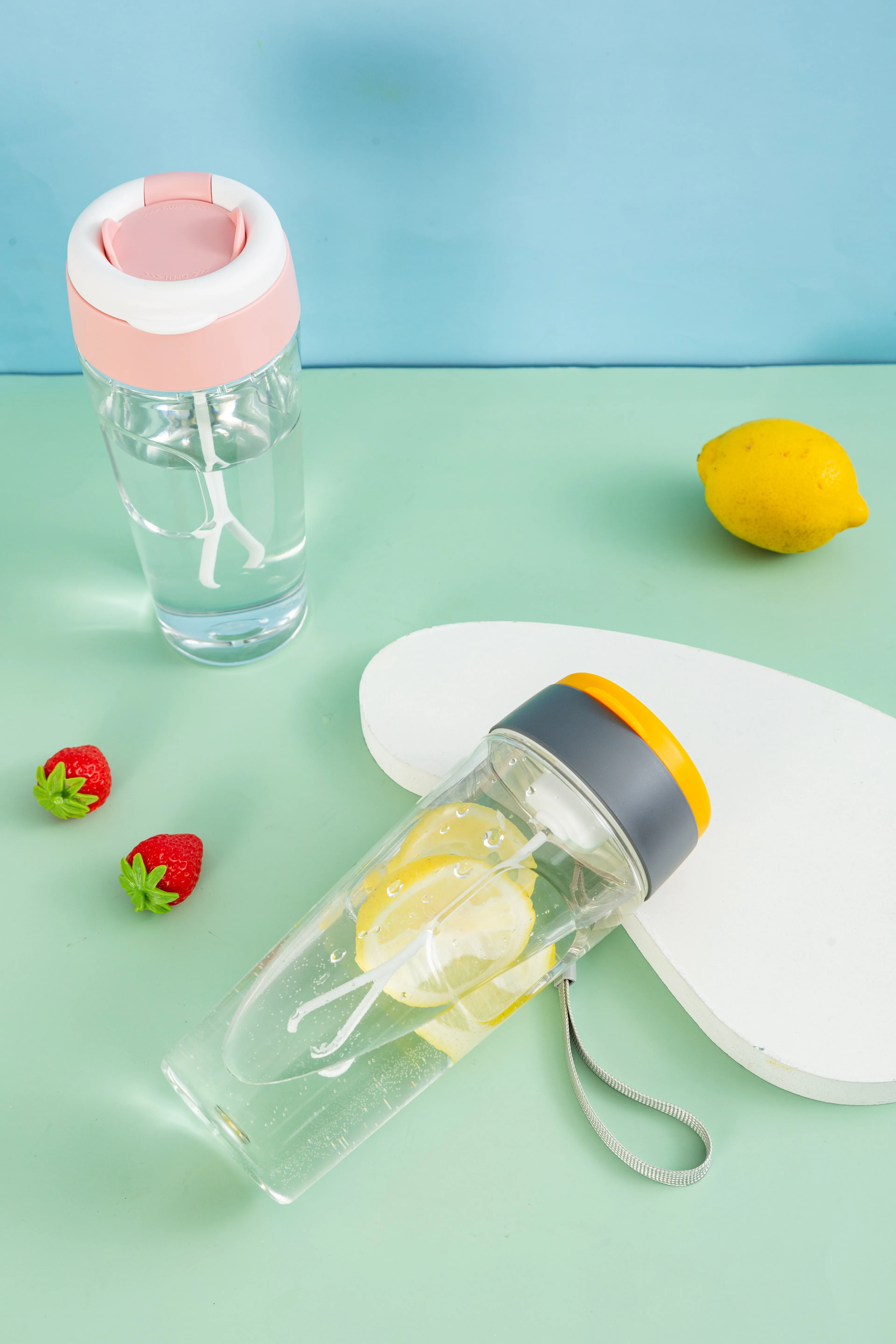 Battery Operated 600ml Custom Fitness Workout Water Bottle Electric Vortex Mixer Protein Plastic Electric Shaker Bottle