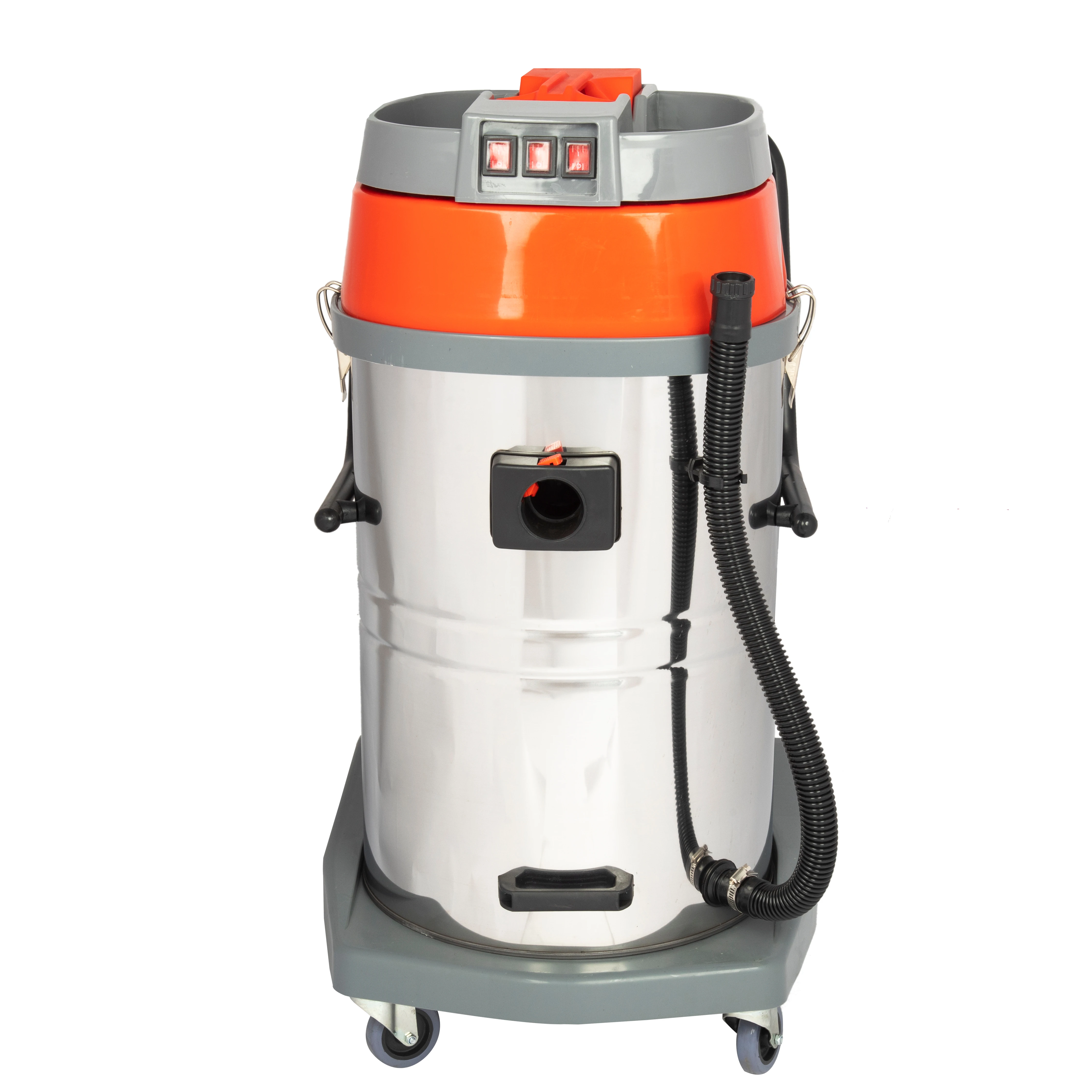 80L Wet and Dry 3 Double Stage Motor Vacuum Cleaner for home, office, hotels and car wash/car detailing, sofa and carpet vacuum