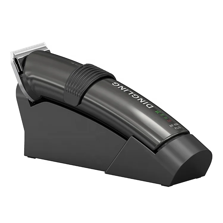 Dingling Rf-609 Plus Battery Capacity Display Adjustable Blade High Quality Profession Cordless Professional Hair Clippers Set