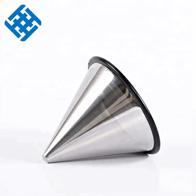 Coffee Filter Cone/clever Coffee Dripper /drip Coffee Maker with Holder Factory Supply Hot Sales Worldwide Stainless Steel Metal