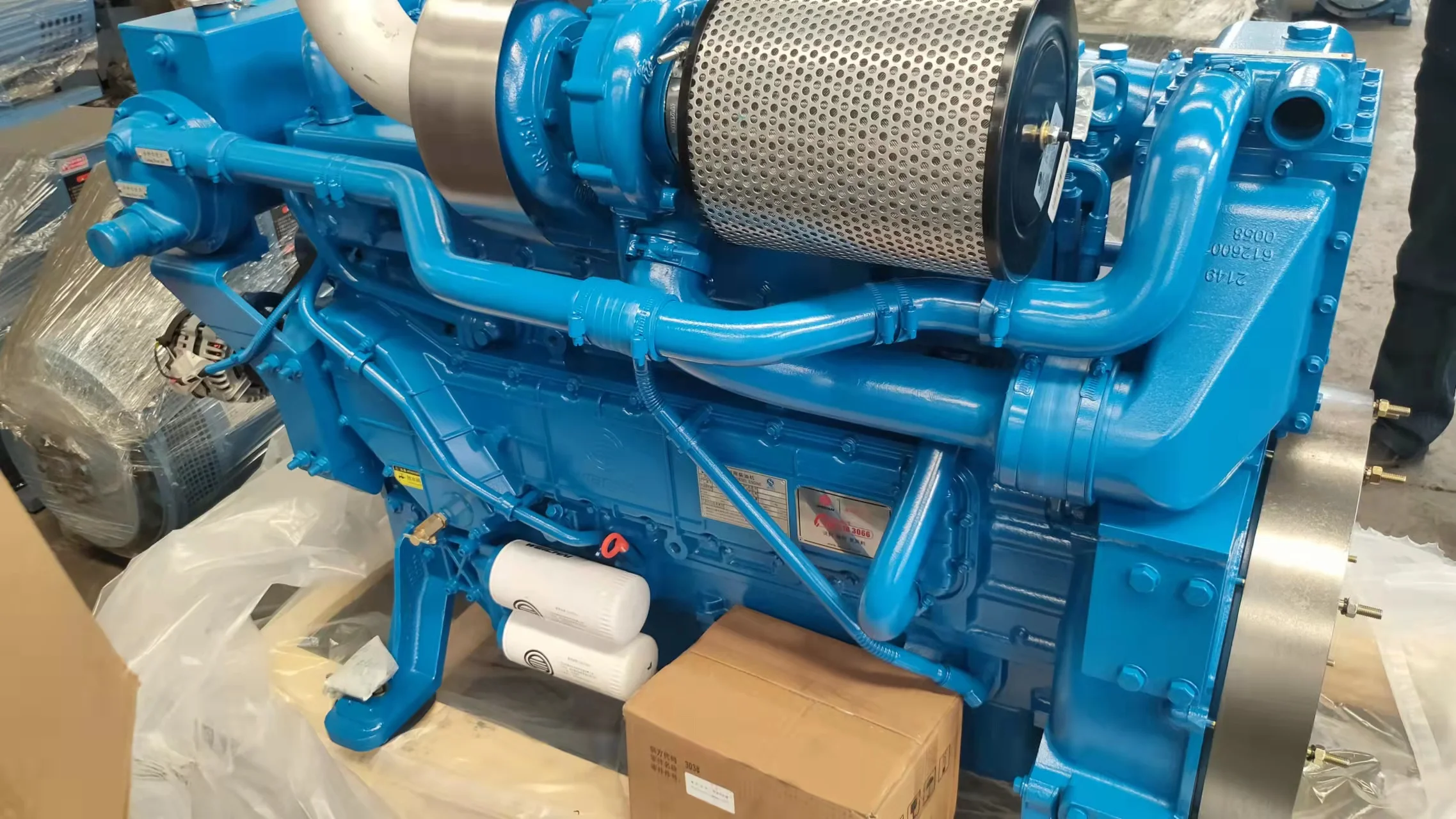 WEICHAI  Marine motor WP10CD264E diesel engine 350 HP Marine generator assembly