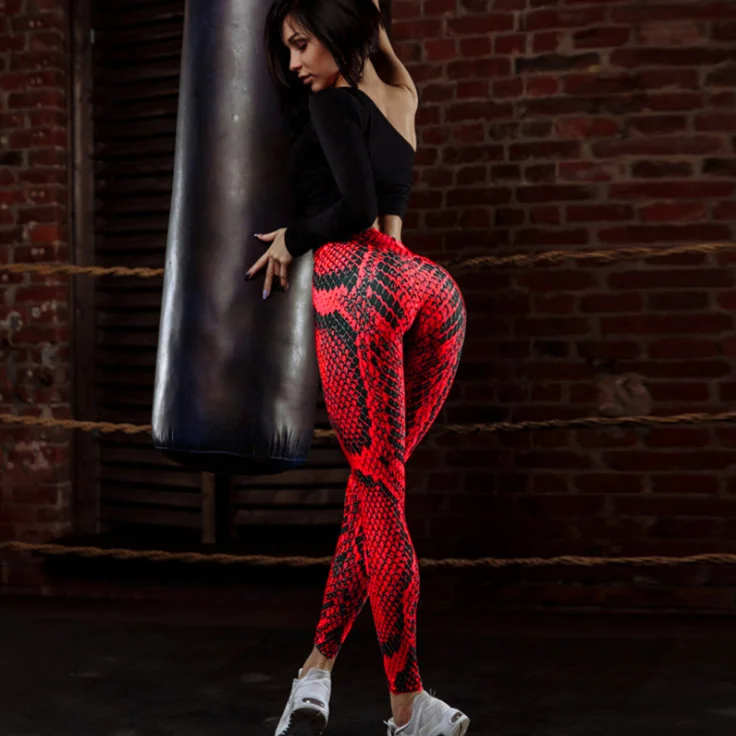 
Hot sale sexy scrunch butt leggings yoga pants custom printed sport leggings for women 