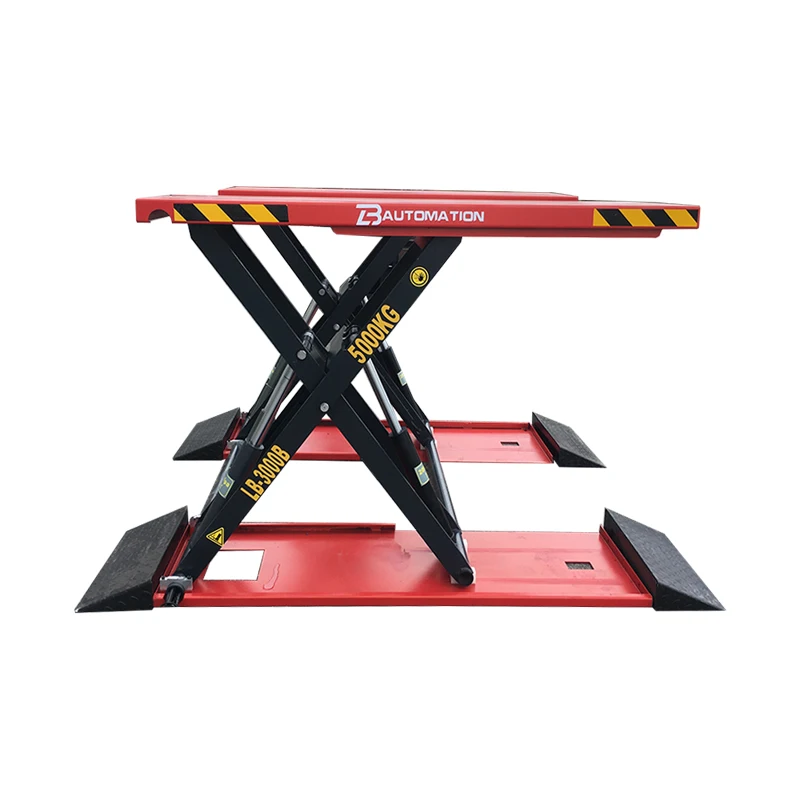 Car Lift 4000kg LIBA Four Hydraulic Scissor Car Lift Elevator car Lift with cheap price