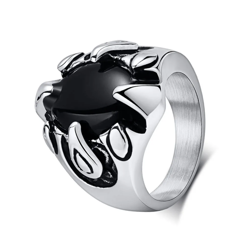 mens Stainless Steel Rings Jewelry Men Signet Custom engraved logo designs  Ring