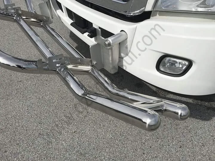 Factory dump bumper safe moose bumper semi truck bumper guard deer grill guard for International Prostar 2008-2016