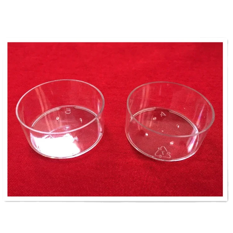 Customize Plastic Material Christmas Candle Jars