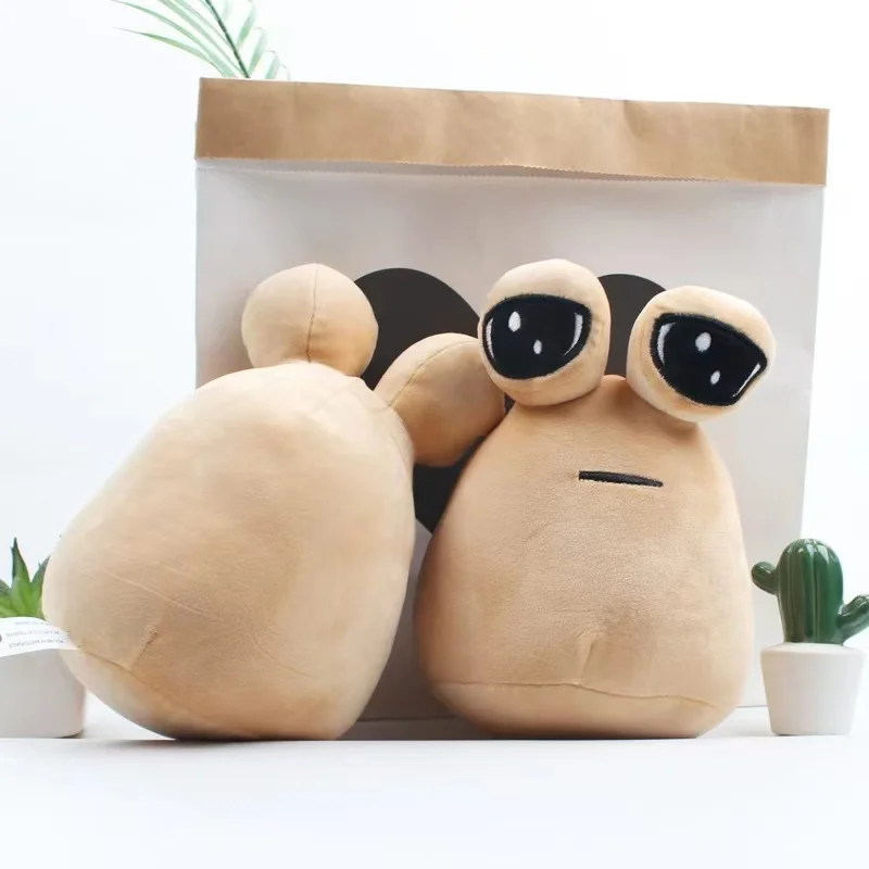 High Quality OEM Custom Soft  Plushies Wholesale CuteBig Eyed Aliens Plush Toys  Stuffed Animal plush Toys 22cm
