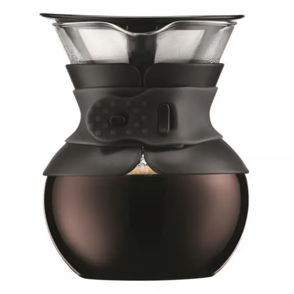 High-quality hot-selling Heat resistant Borosilicate glass drip expresso Coffee Maker with Permanent Filter