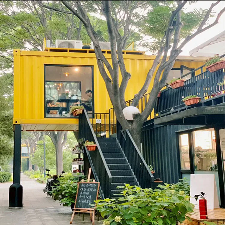 Giantsmade Prefab Shop Cafe Contain Shipping Container Bar Portable Container Shop For Cafe Coffee Barbecue