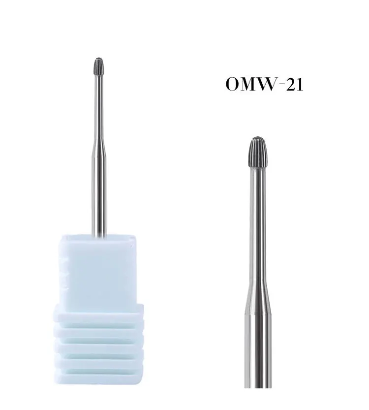 Safety Electric Manicure Cone Milling Fine C 5 In 1 Bit Set 3Xc 4Xc 5Xc Rainbow Cuticle Burr Tungsten Carbide Nail Drill Bits