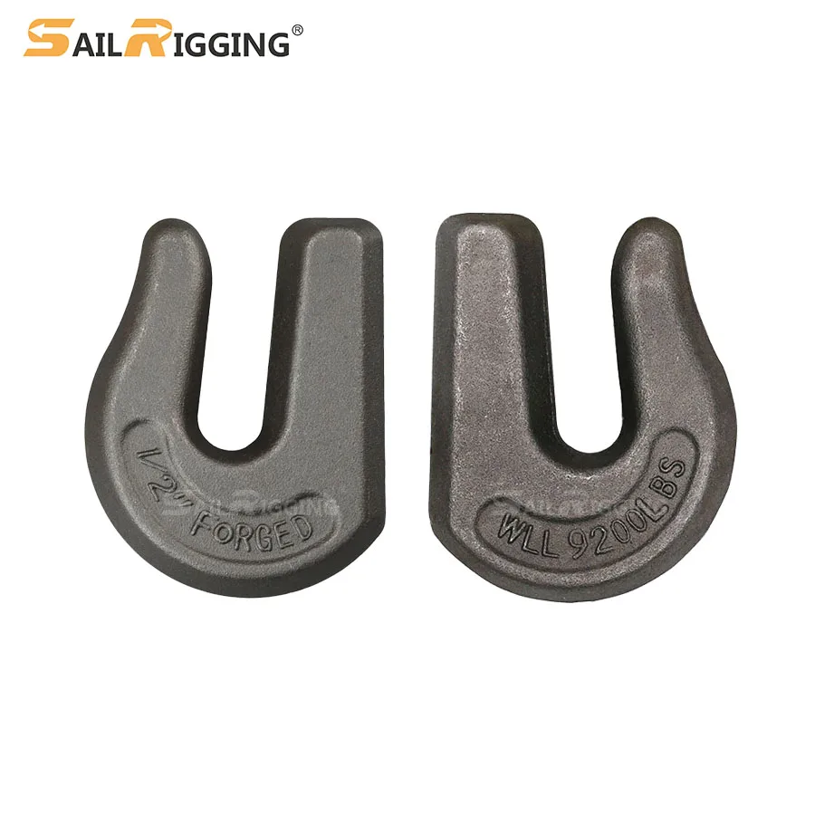 1/2 Weld On  9200lbs Flatbed Trailer Hook Weldable Clevis Grab Chain Hook Welded On 1/2 Bucket Hook