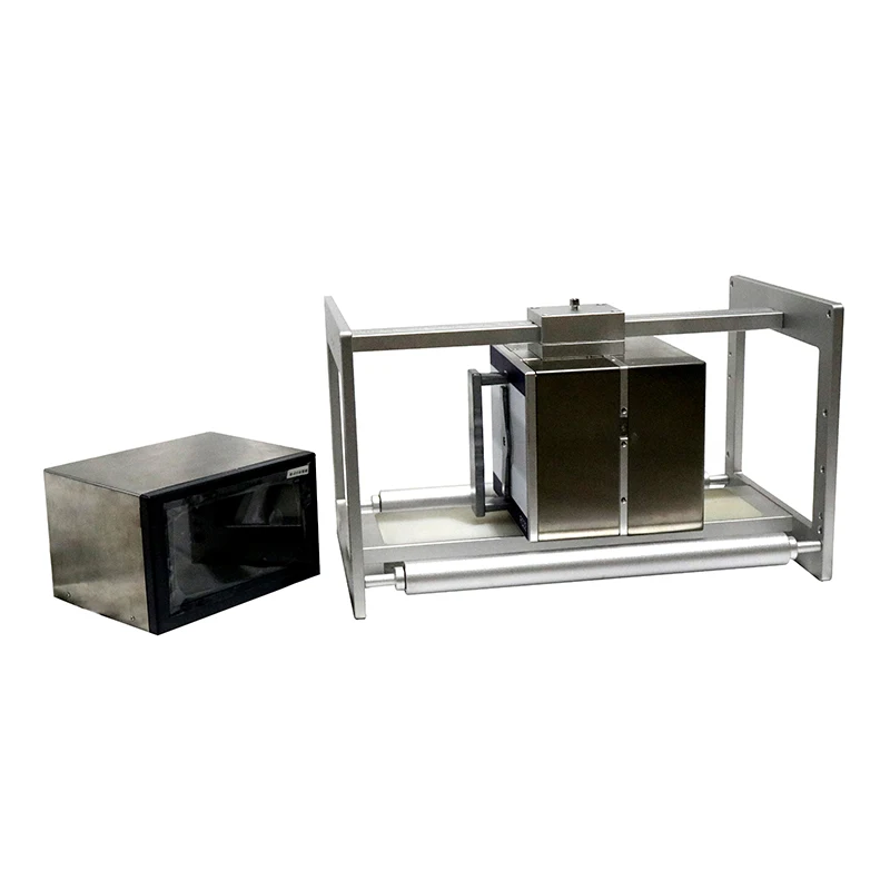 
32mmX100mm Intermittent Ribbon Coding Machine pneumatic date time QR code bar code Printing TTO printer for labeling machine 