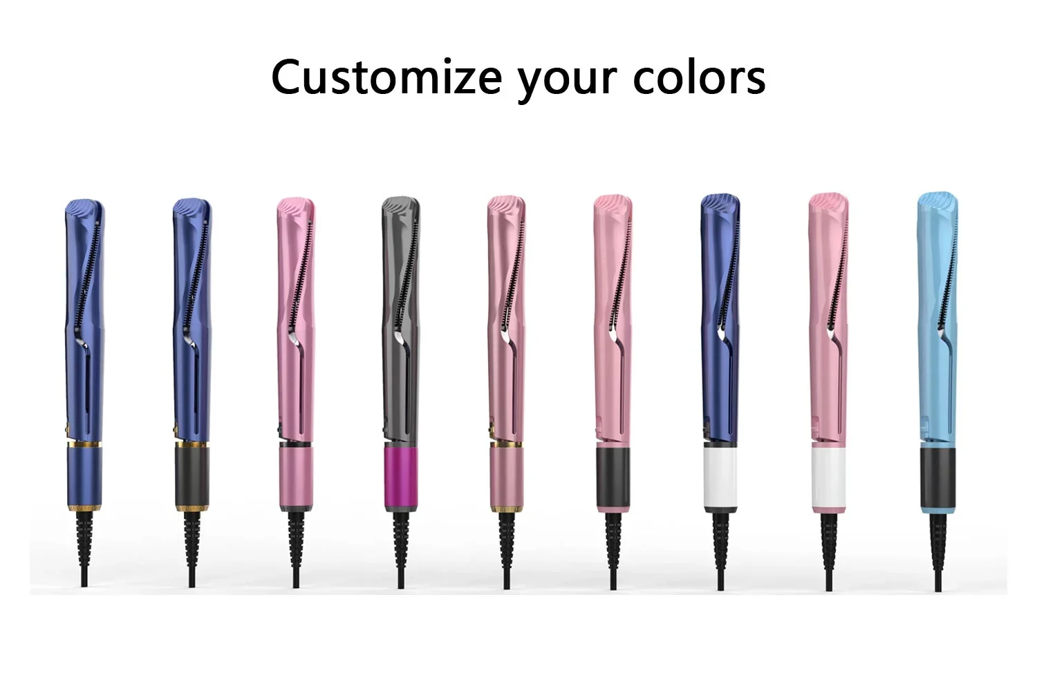 3D плавающие керамические пластины витой утюжок для волос