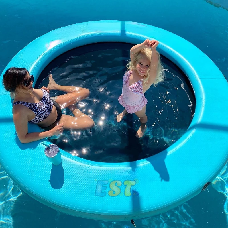 Great Weekend Inflatable Air Bed Pool Floats Mattress Water Floating Hammock Marine Air Sun Pad
