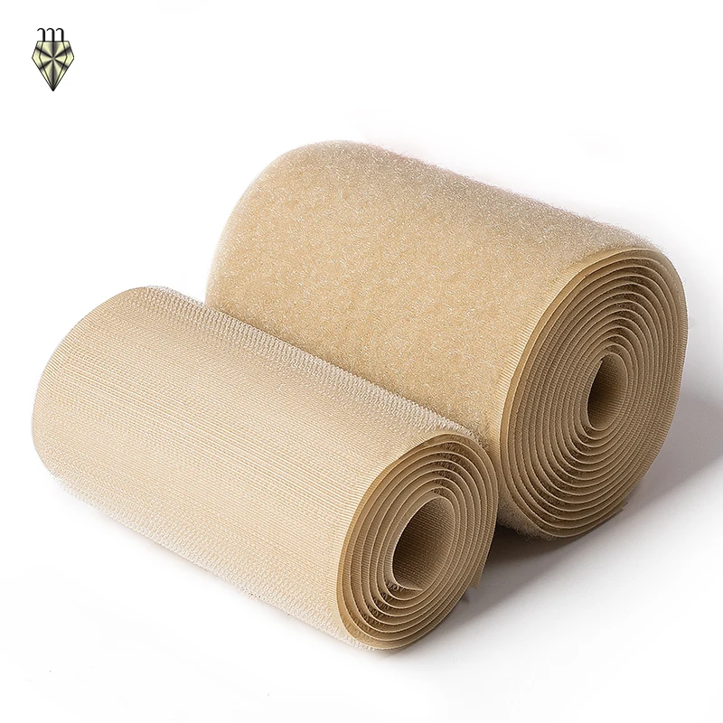 custom industrial hook and loop 70% polyamide multicolor self-adhesive hook and loop patches fastener sewing for luggage