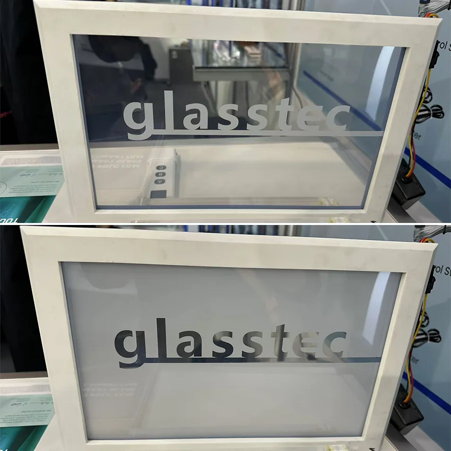 Privacy Soundproof UV Resistant Self-adhesive Switchable Electronic Laminated Glass Film Pdlc Car Colorful Smart Film Samples Smart Tint