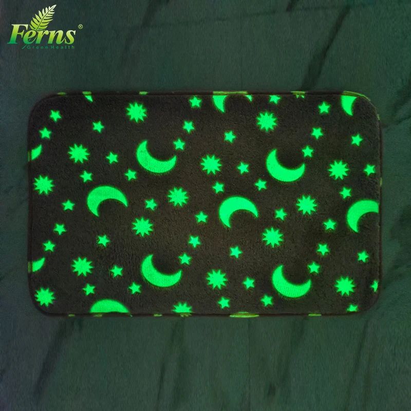 Home Decors new design Stars Moon Clouds Unicorns Luminous Carpet Glow in the Dark Area Rug Floor Mat Carpets