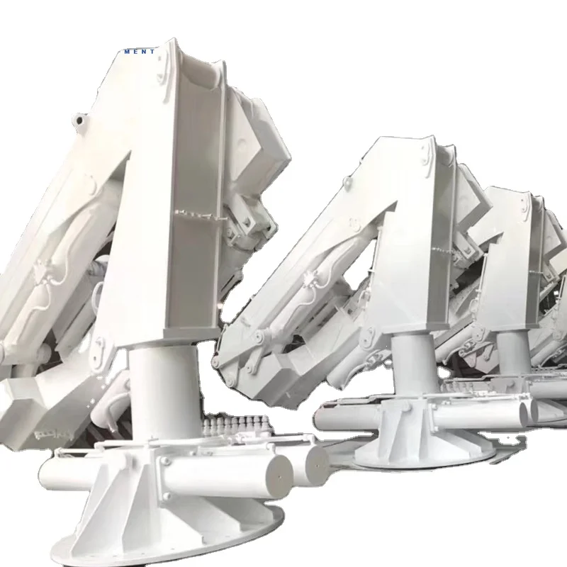 High quality 2 ton mini marine crane electric ship crane with knuckle boom for sale with discounted price