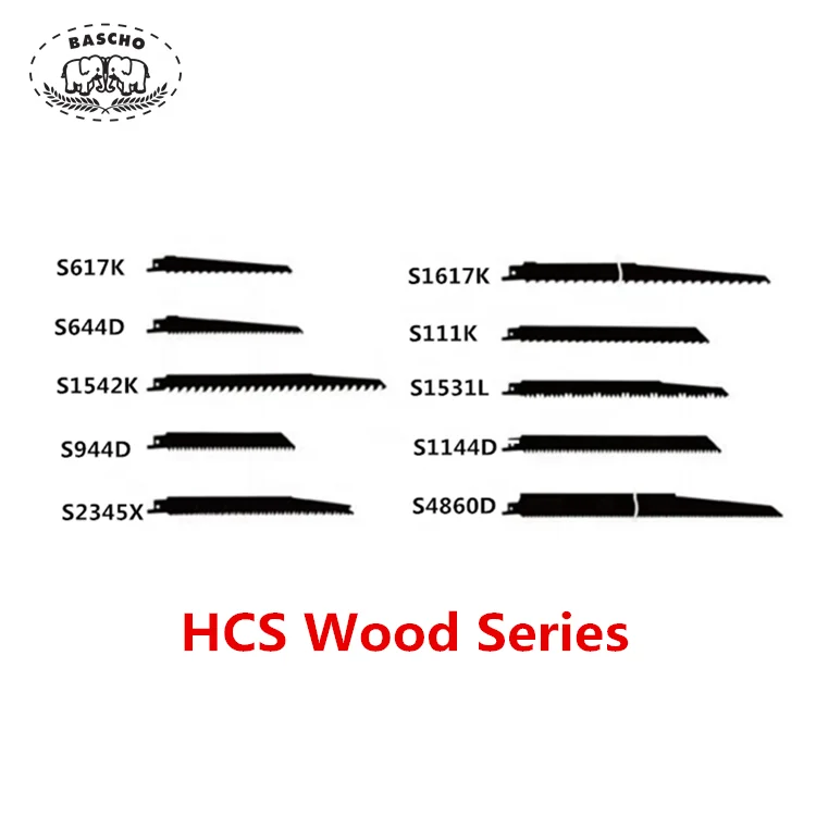 
HCS flexible S1531L for wood pruning reciprocating saw blades 