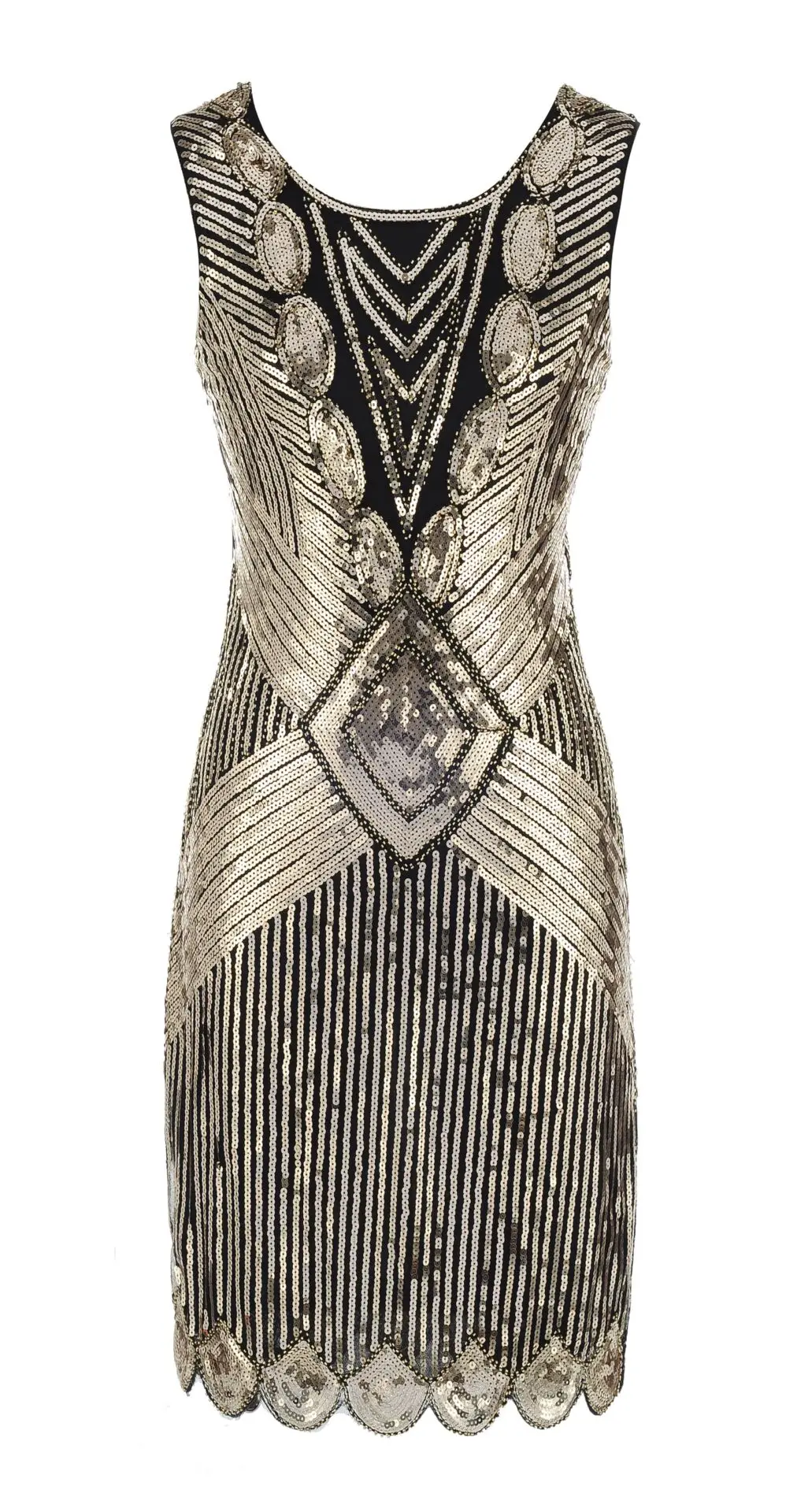 2021 New fashion 1920s Vintage Flapper Great Gatsby Party Dress Coldker