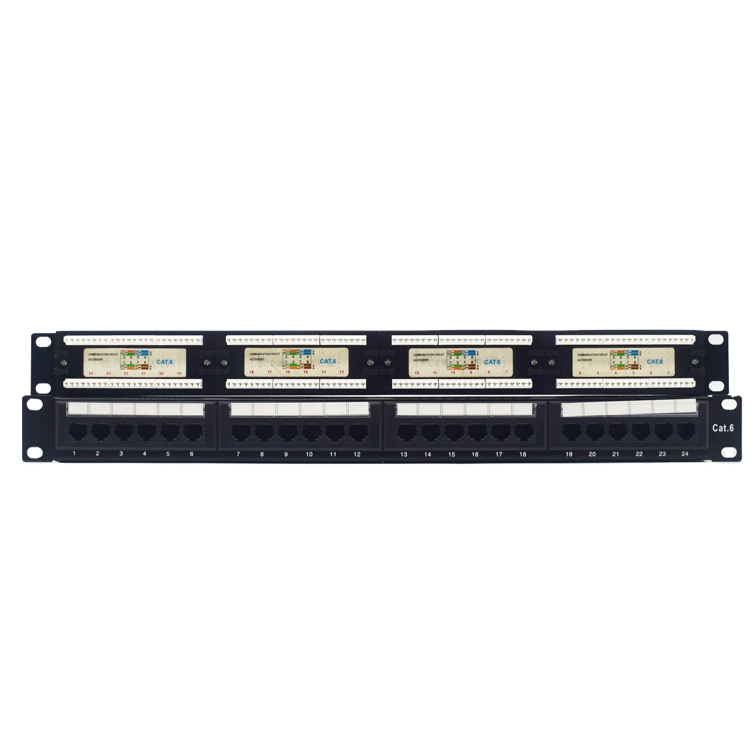 Патч-панель UTP Cat5e патч-панель Cat6 24
