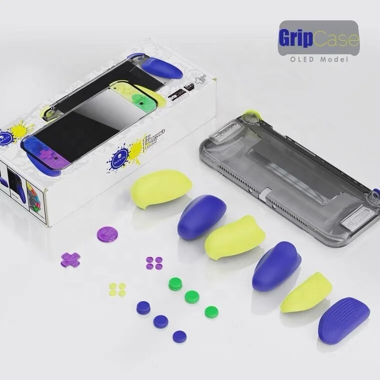 Neo Grip with Replaceable Ergonomic Grip Protective Case for Nintendo Switch OLED and Regular Switch  Accessories