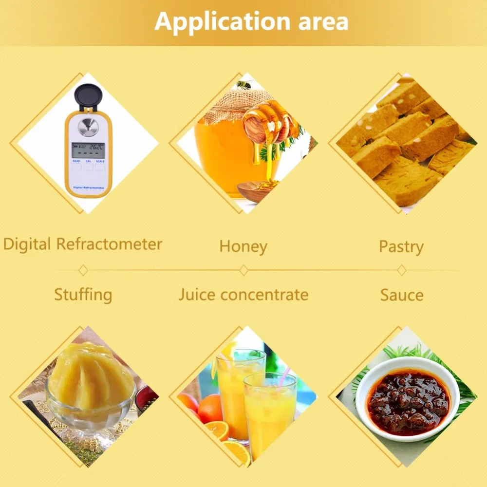 New style  handheld digital refractometer with high precision for brix digital refractometer