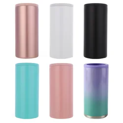 304 Stainless Steel 12oz Cooling Can Double Cooling Vacuum Beer Mug Cola can