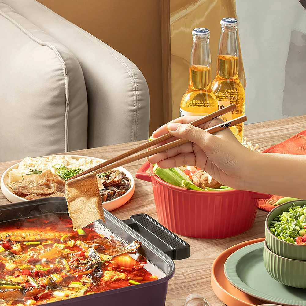 Custom Wooden Cherry Blossom Chopsticks Bamboo Chinese Korean Sushi Chop Sticks Set