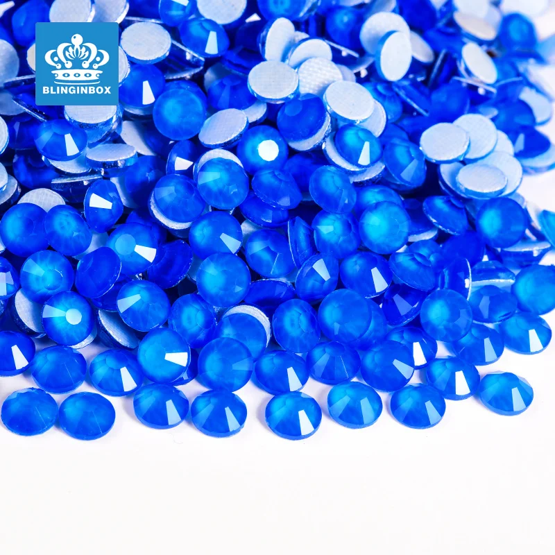 Wholesale 100% good feedback neon crystal iron on stones glass hot fix rhinestone for t-shirt