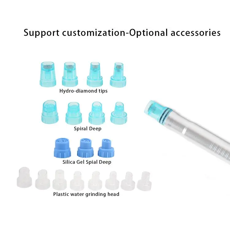 Hydra Benefits Facial New 2024 Ice Blue Hydro Solution Portable Products Cleaning & Oxygen Ems Tips Microdermabrasion Kit Pen