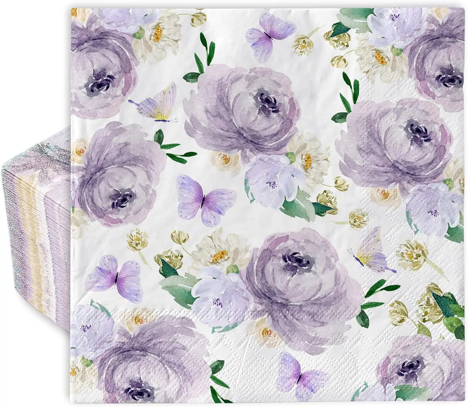 Салфетки с цветами