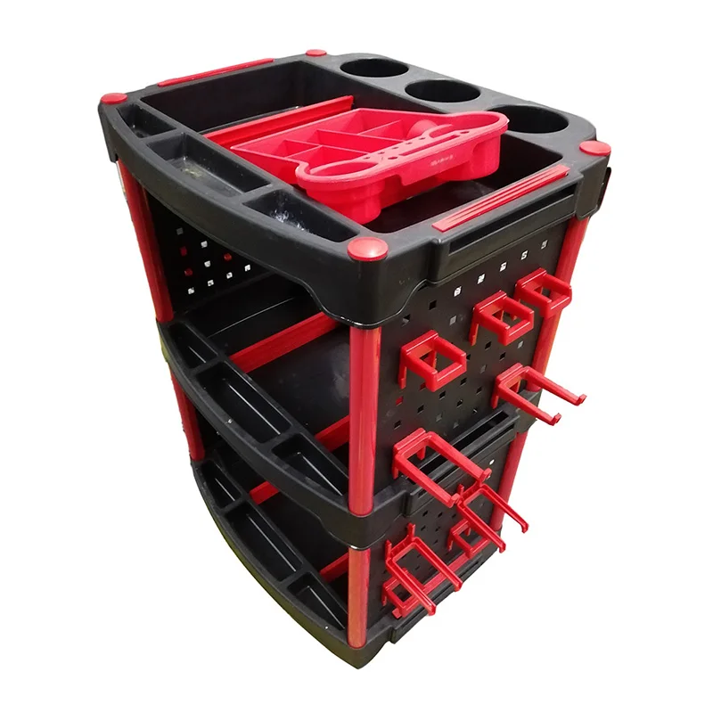 Factory Car Beauty Tool Removable Cart Wash Trolley Car Repair Storage Cart