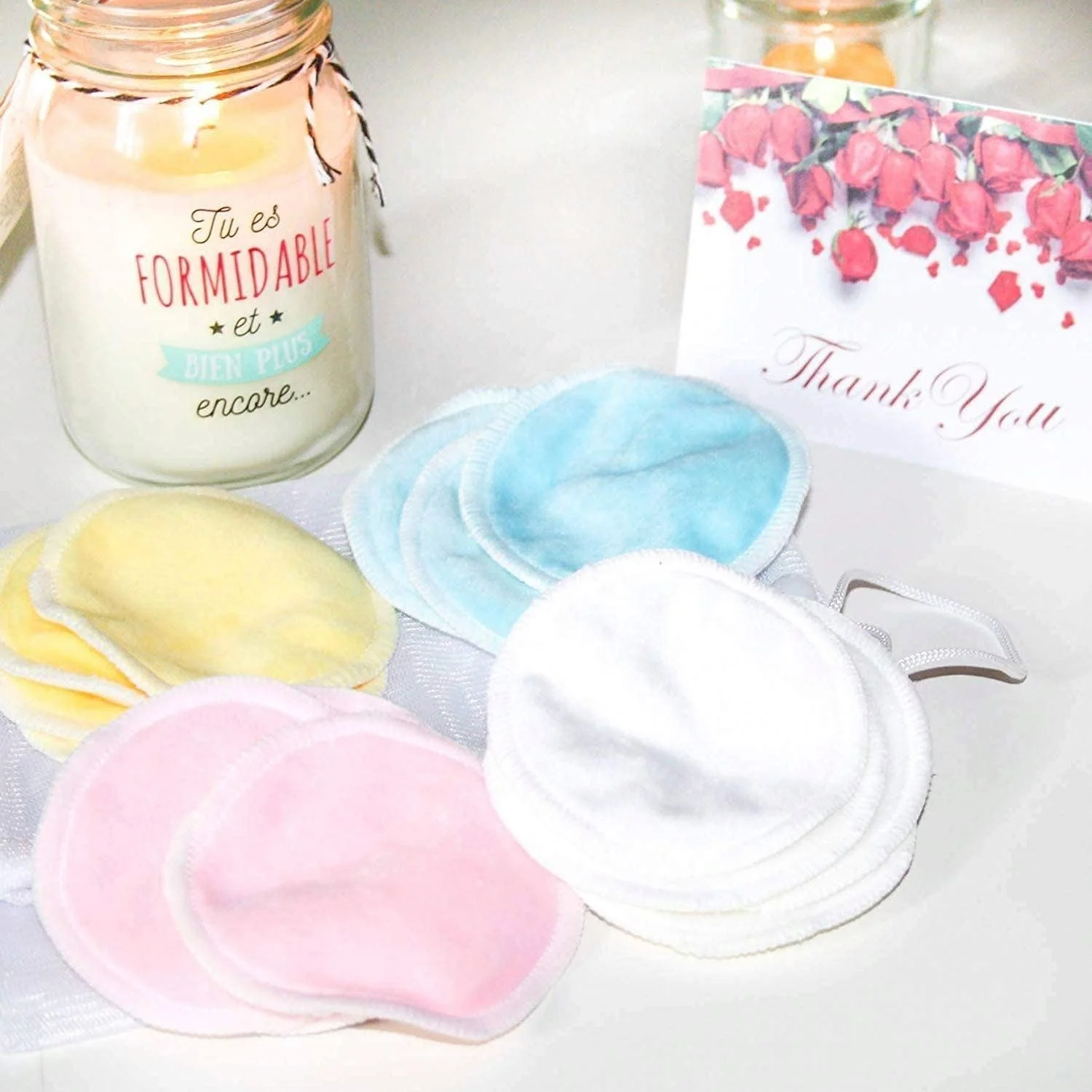 High Quality Reusable Make up Removal Pads 12 Cm Washable Magic Bamboo Makeup Remover Cotton Pad for Face